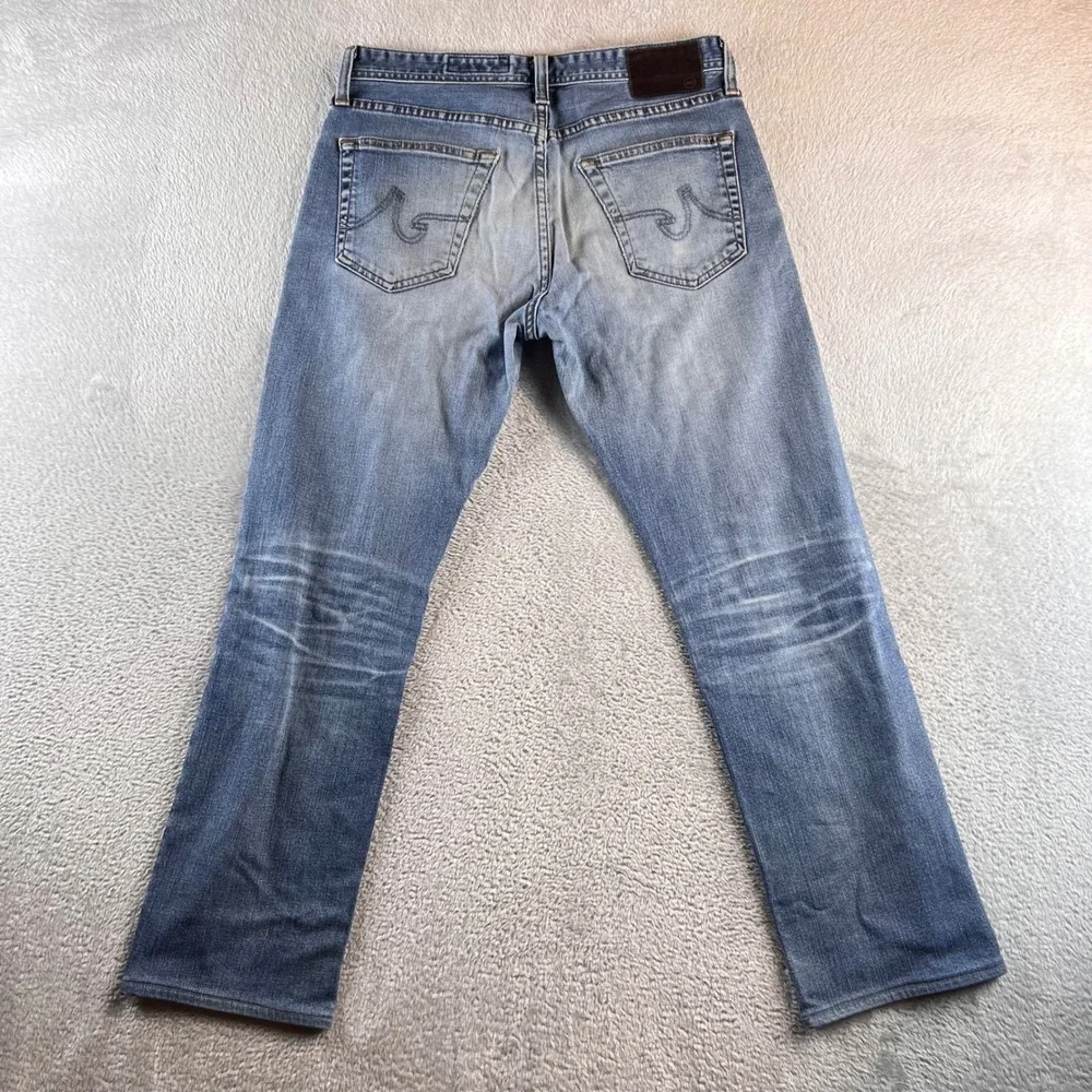 AG Adriano Goldschmied AG-ed Denim Straight Jeans Blue 1174CAL-10Y-TBS 31x28